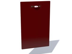 Front pentru masina de spalat vase 45cm MDF rosu simplu